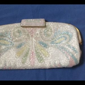 Vintage LaRegale beaded bag with strap